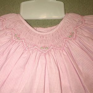 NWT new born smocked dress